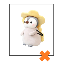 Kawaii knuffel pinguin madelief